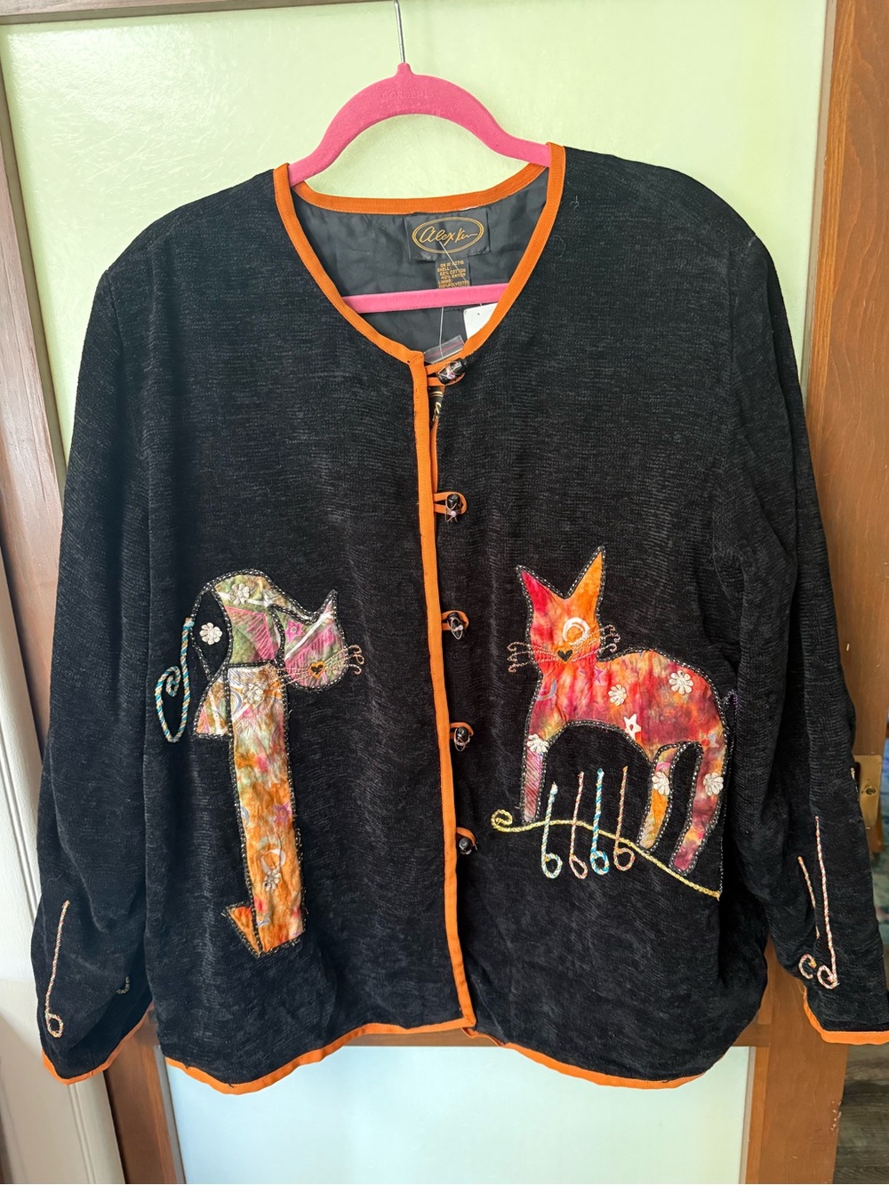 NEW! Alex Kim Cat Cardigan Sweater Kimono Size 2X